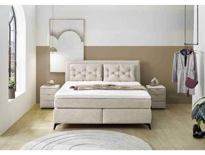 Jockenhöfer Chalet Boxspringbett 180x200 cm Beige