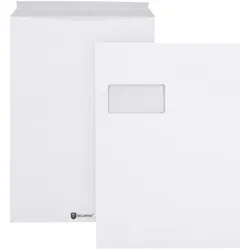 Securitex, Versandtasche + Luftpolstertasche, Versandtaschen C4 mF/hk weiss 130g Packung 100 Stück (100 Stk.)