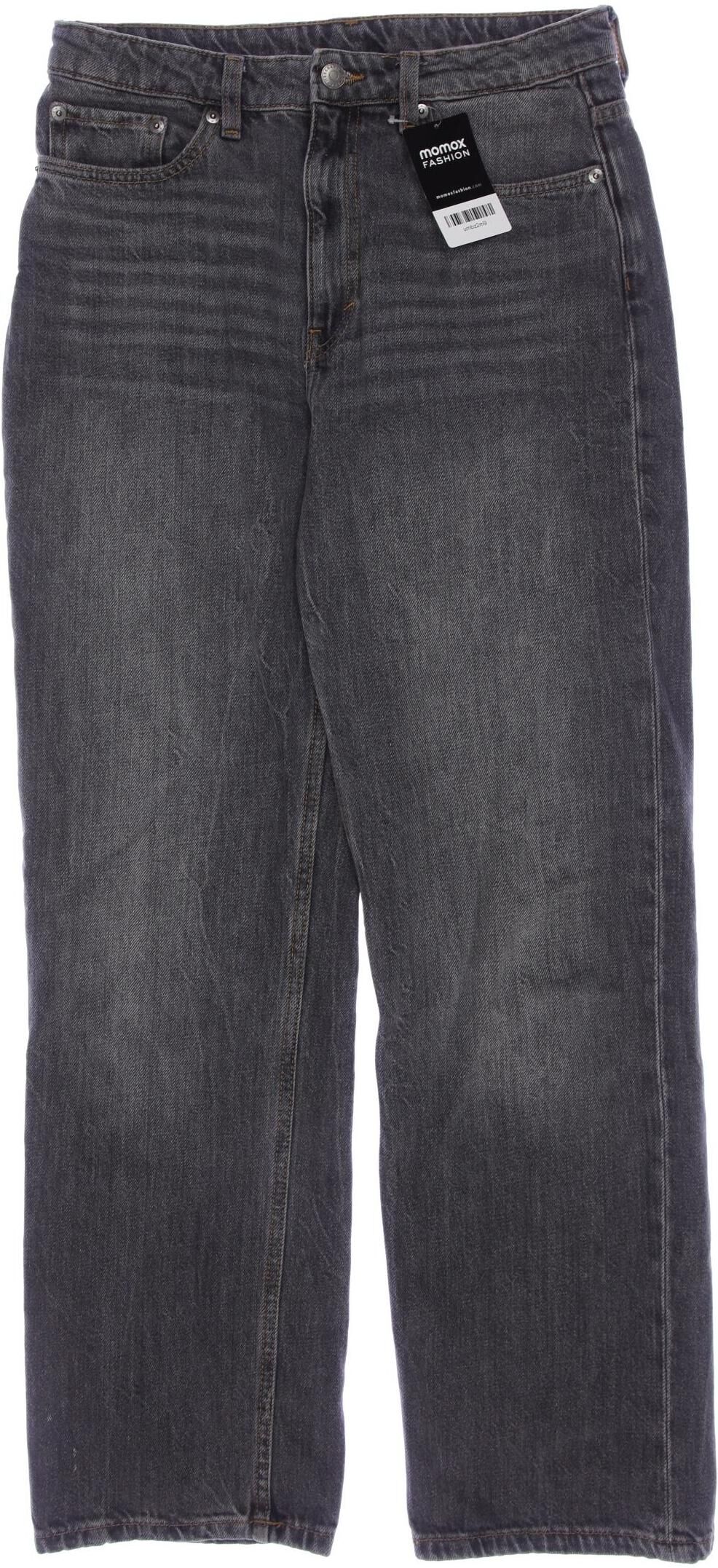 Weekday Damen Jeans, Grau, Gr. W30, Baumwolle - Second Hand