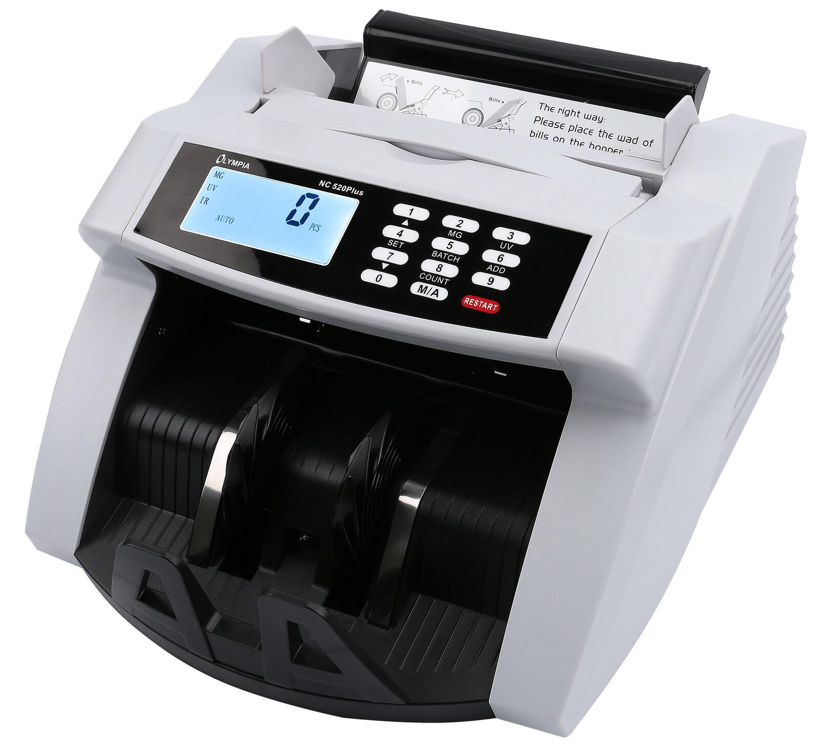 OLYMPIA Banknotenzähler NC520 Plus 947730522