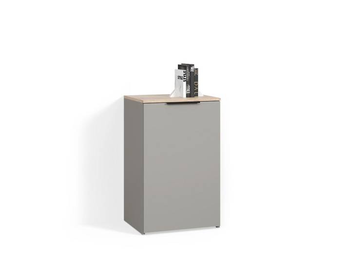 KOMMODE Piave Greige mit Regal