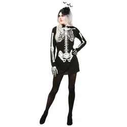 Kleid "Skelett" für Damen
