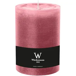 Wiedemann Kerzen Wiedemann Marble Rustik Kerzen, Stumpenkerzen,  Altrosa 140 x Ø 98 mm
