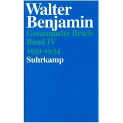 Suhrkamp Gesammelte Briefe 4. Briefe 1931-1934 (Walter Benjamin, Deutsch), Sonstige Literatur