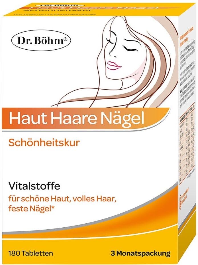 Dr. Böhm Haut Haare Nägel Schönheitskur, Tabletten 180stk