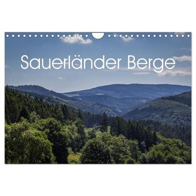 Sauerländer Berge (Wandkalender 2027 DIN A4 quer), CALVENDO Monatskalender