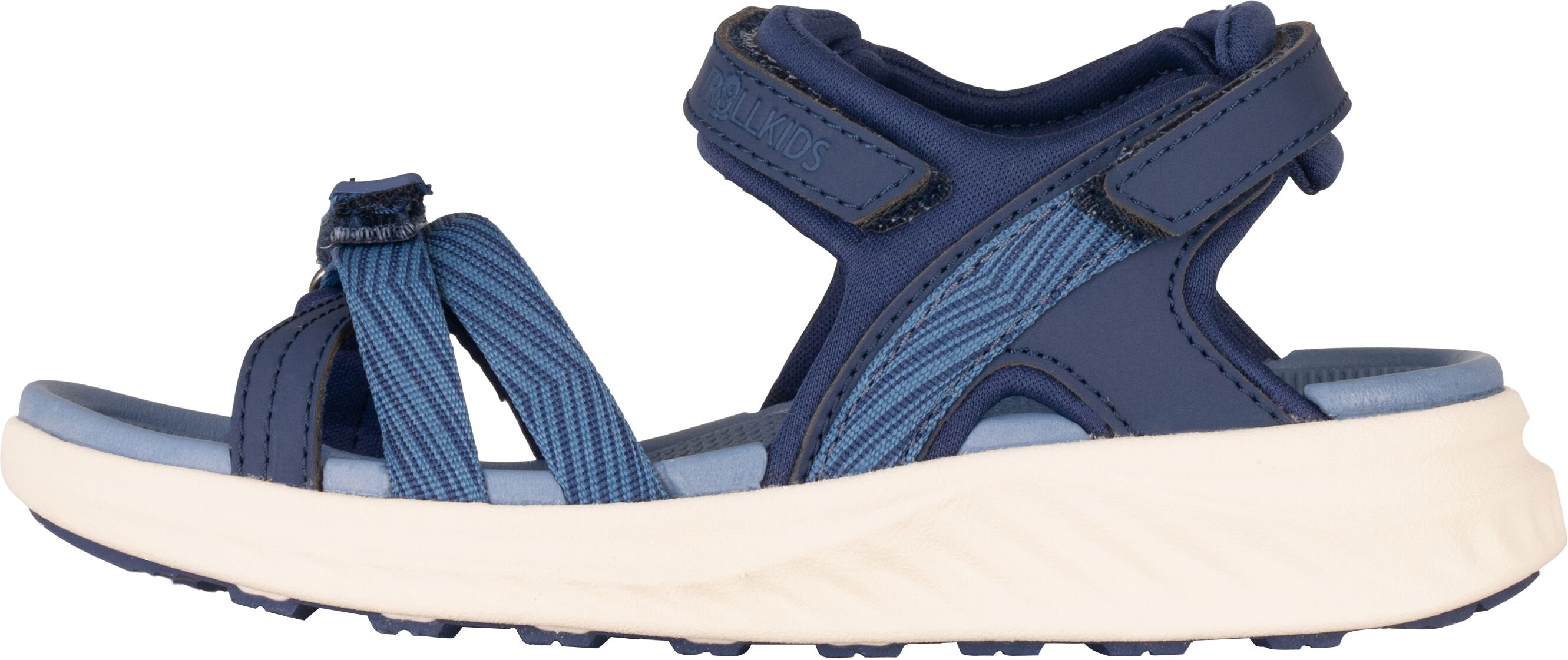 Sandale TROLLKIDS "GIRLS PREIKESTOLEN SANDAL XT", Mädchen, Gr. 30, Textil, blau (navy), Synthetik, Textil, Schuhe Sandale navy 30, Textil