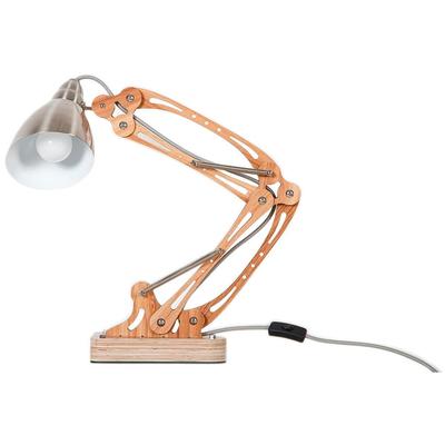 KAYOOM Tischleuchte "Tischlampe Merop", grau, 1, H: 55cm, 1 Stk., Leuchten, hochwertig, außergewöhnlich, Tischleuchte