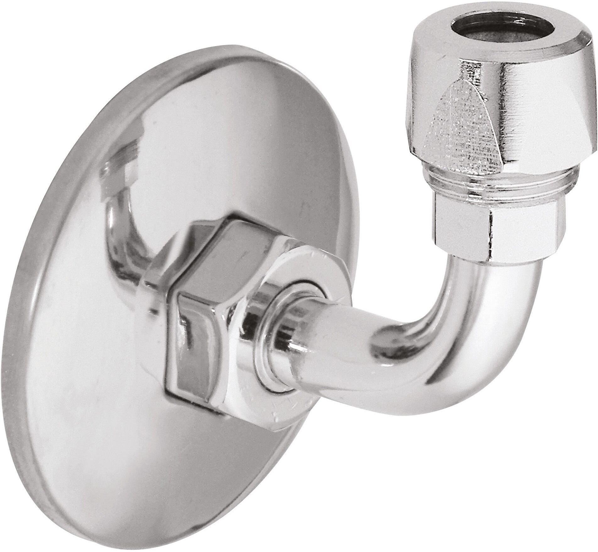 Faid CURVETTA SOTTOLAVABO 90° M 1/2'' Ø 10 mm CORPO GIREVOLE