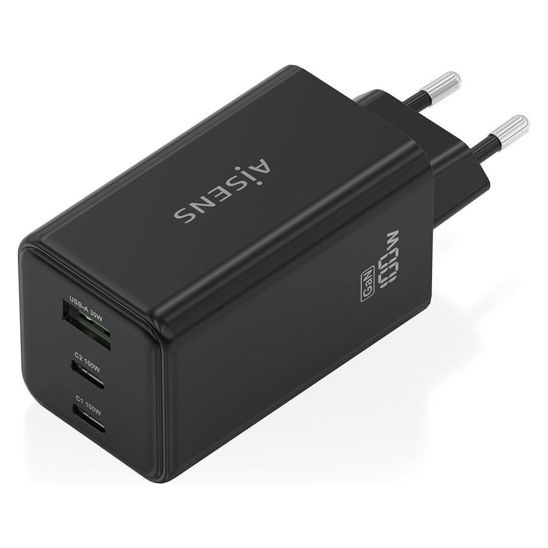 Aisens ASCH-100W3P052-BK (100 W, 3 Ports) (ASCH-100W3P052-BK)