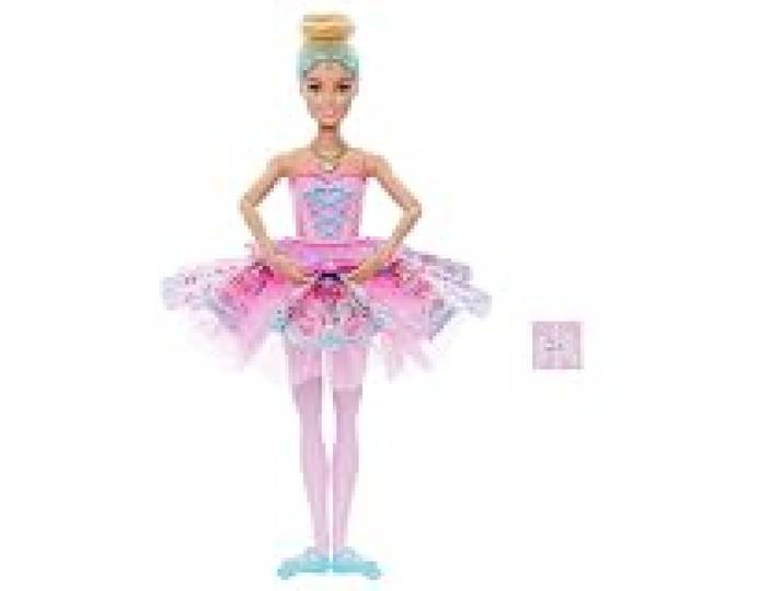 Barbie Casse-Noisette Poupée Clara Fonction surprise transformation du tutu, tutu ombré, collier médaillon cœur et boîte cadeau, JLW53