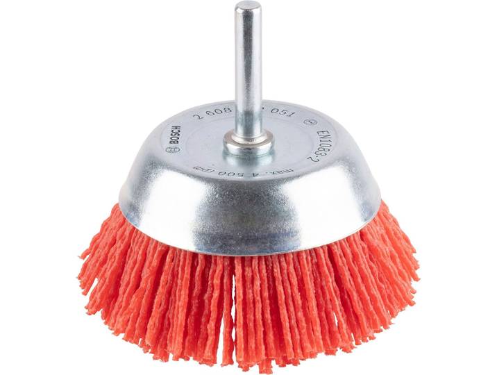 Brosse boisseau PRO Multi Material clean\, 75 x 1 mm\, tige droite