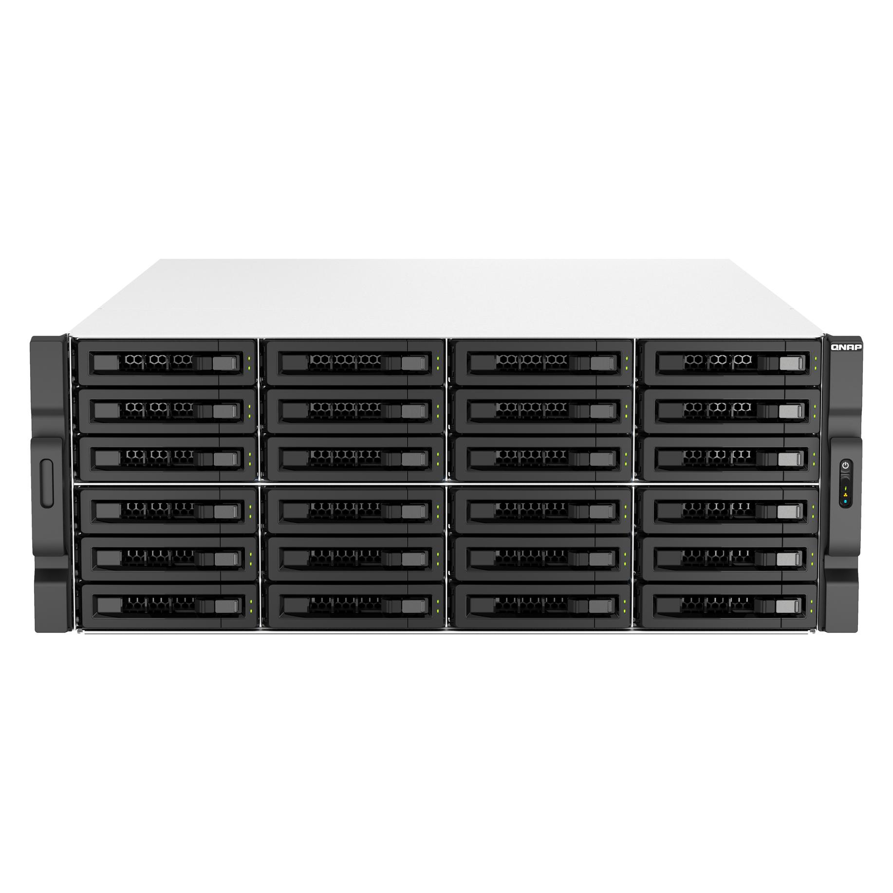 QNAP TS-h3087XU-RP-E2378-64G Intel Xeon E-2378 8 Cores/16 Threads 64GB ECC DDR4 4x16 30-Bay 4U rackm (0 TB) (TS-H3087XU-RP-E2378-64G)