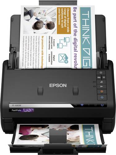 Epson FastFoto FF-680W Duplex-Dokumentenscanner A4 600 x 600 dpi 45 Seiten/min USB-A (USB 3.2 Gen 1), Wi-Fi 4 (802.11n)