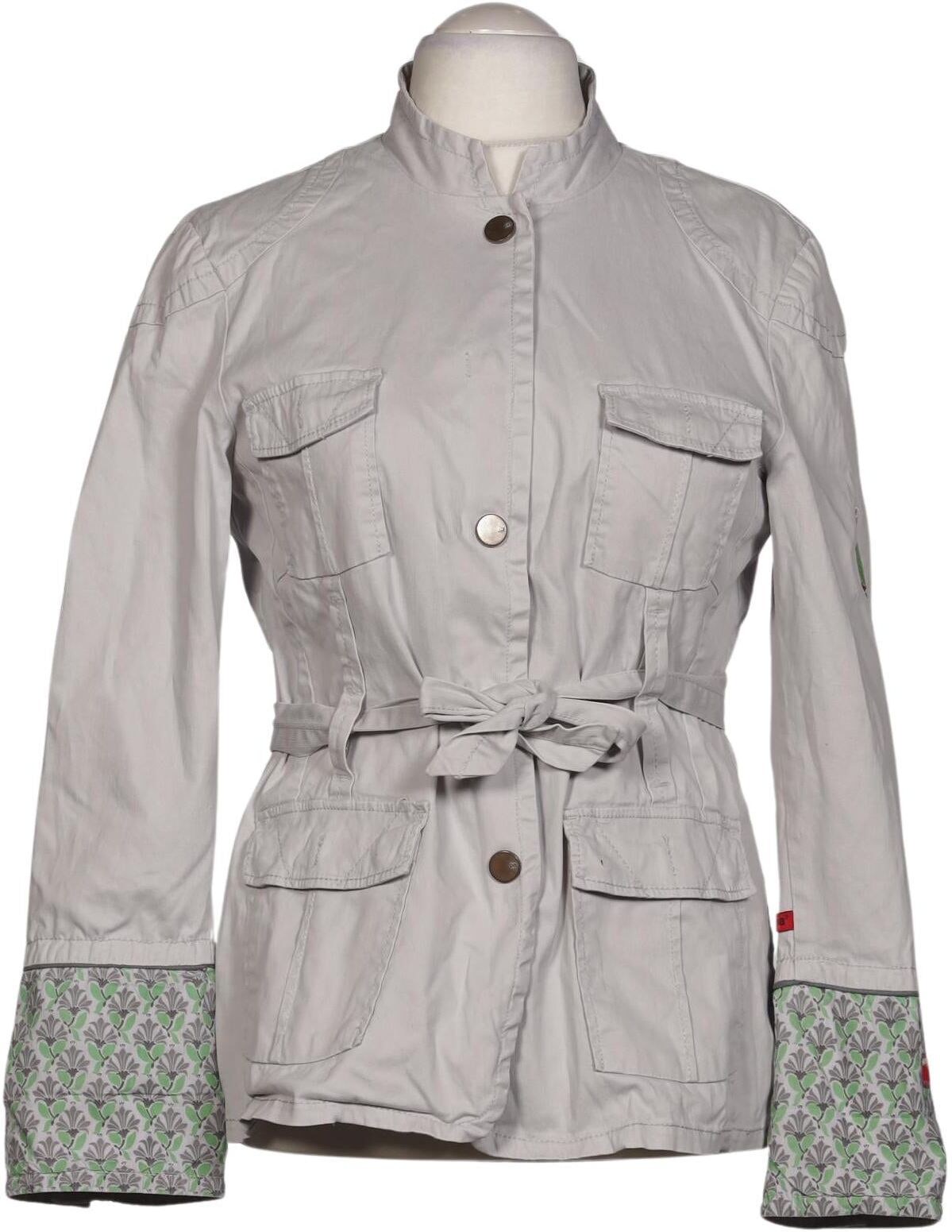 personal affairs Damen Jacke, Grau, Gr. EU 42, Baumwolle / Synthetik - Second Hand