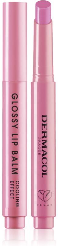 Dermacol Beauty Stick Glossy Lip Balm nourishing lip gloss with cooling effect fragrance 06 Blackberry 2.2 g