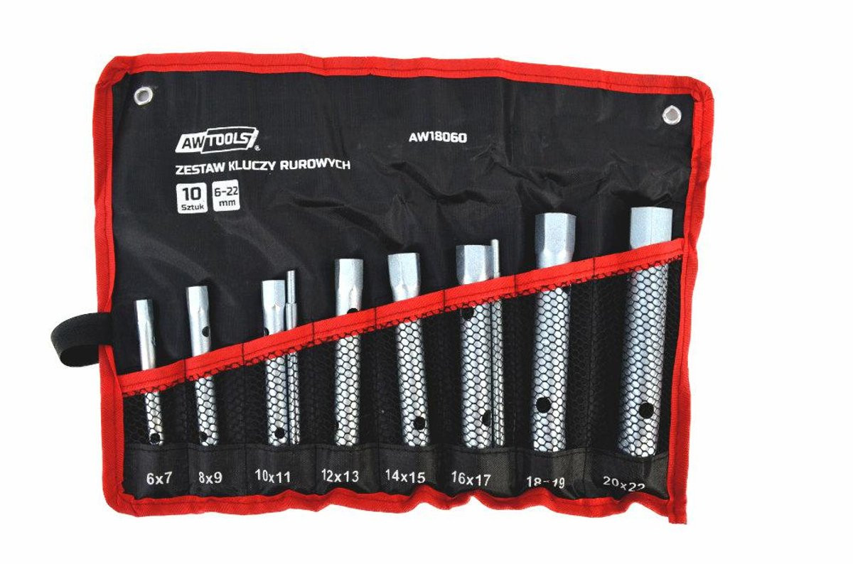 Awtools AW18060 Ribel Sleutelset - 10 stuks - 6-22mm
