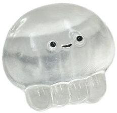 Uplift Treasures Kawaii Stretchy Jellyfish Squishy Toy transparent