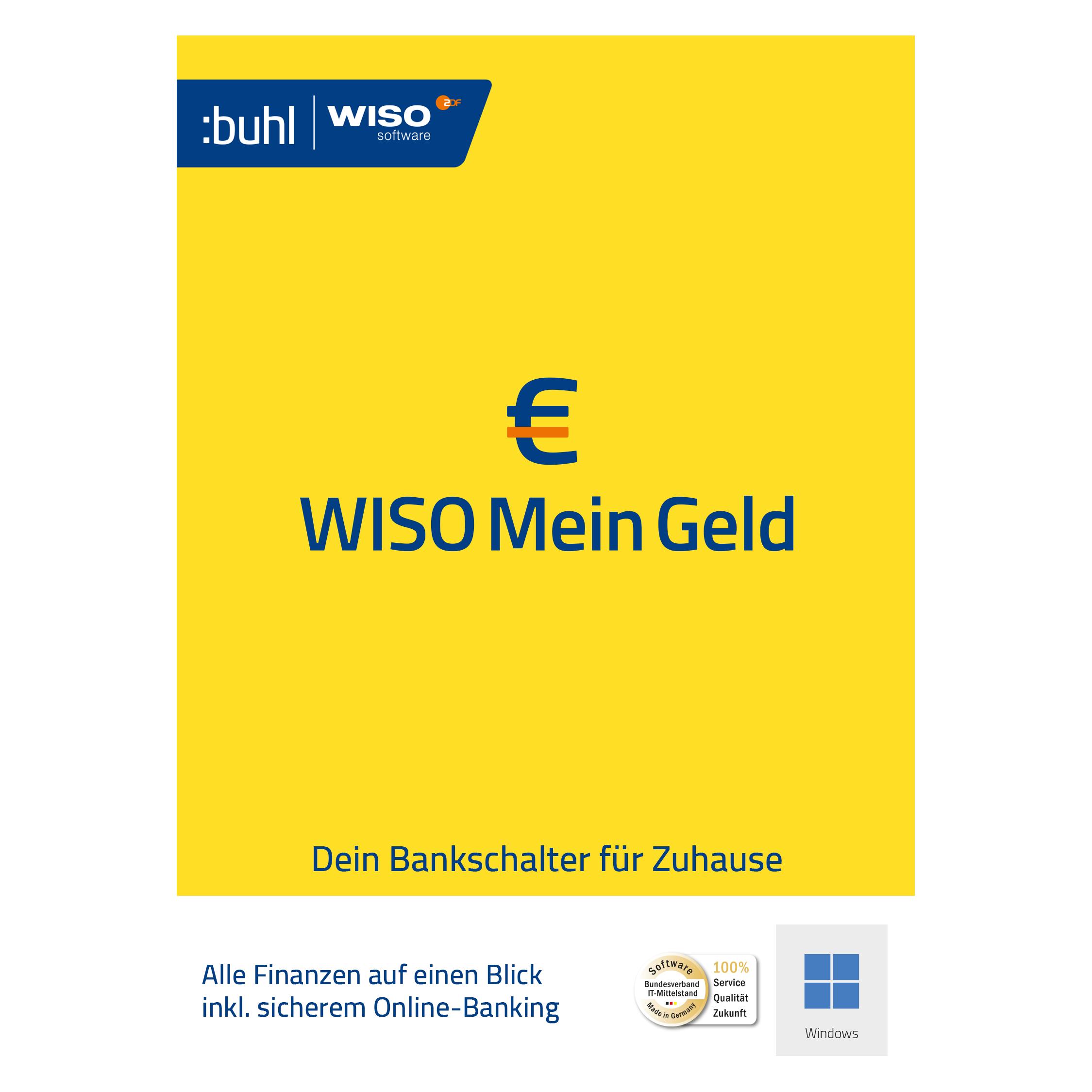 Buhl Data Service WISO Mein Geld 365 2026 Download Code (1 User, 1 Geräte/User, 12 Monate) (DL42634-26)