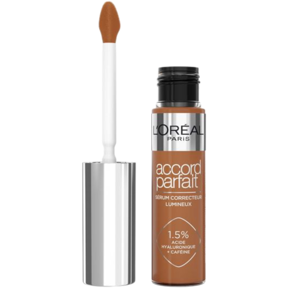 L'Oréal Paris Accord Parfait Serum Radiant Concealer with Hyaluronic Acid and Caffeine 11mL 10D