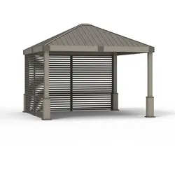Sojag Pavillon Nanda 12x12,champagner,363 x 363 x 313 cm (L x B x H)