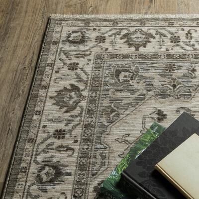 Style Haven Cadiz Center Medallion Fringe-Edge Area Rug