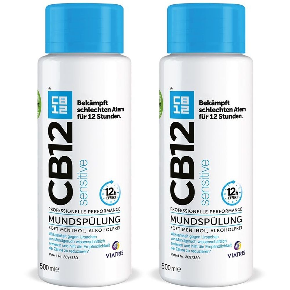 Cb12 sensitive Mund Spüllösung x2 2x500 ml Mundwasser