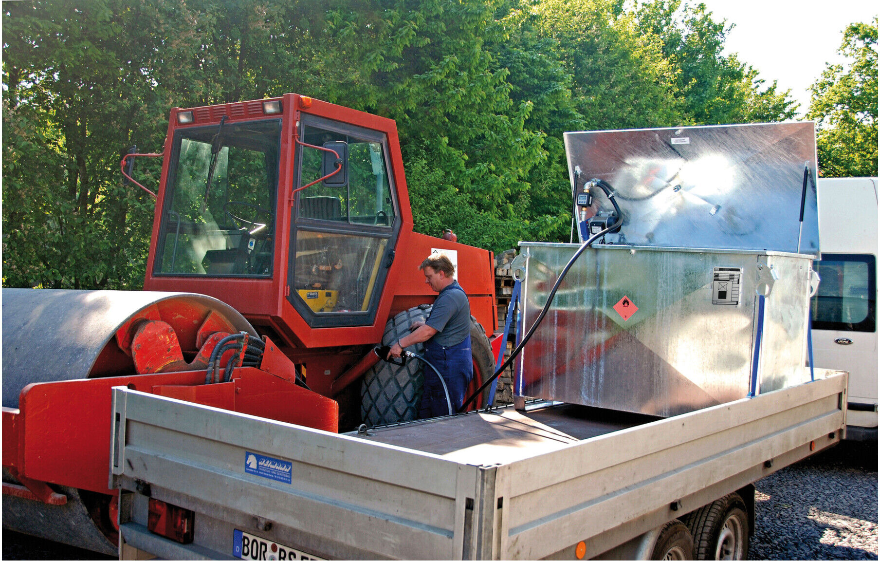 Bauer Südlohn Kraftstoff-Tank MT 1000, feuerverzinkt (4514-03-0000-0007)