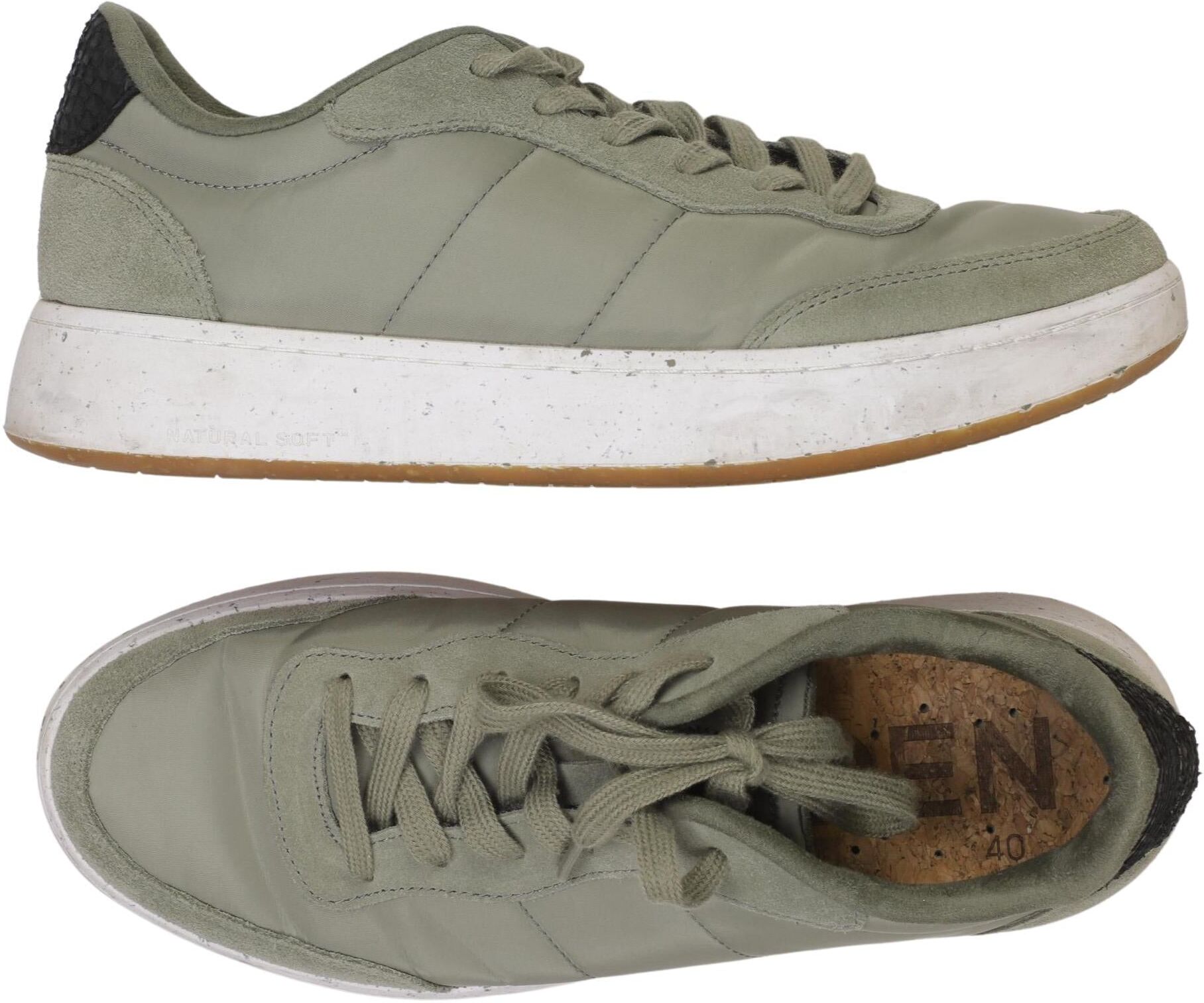 Woden Damen Sneaker, Grün, Gr. EU 40, kein / Etikett - Second Hand