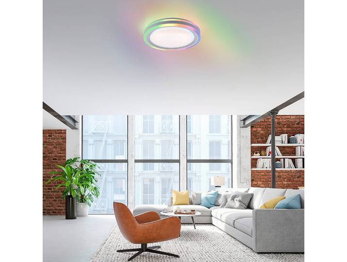 Plafonnier LED Spheric Type A Ø 40cm Blanc Matériau : Matière plastique Type de matière synthétique : ABS LED Module LED