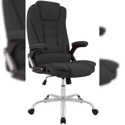 CLP Bürostuhl Thor Stoff Stoff HBT: 113x69,5x78 cm dunkelgrau