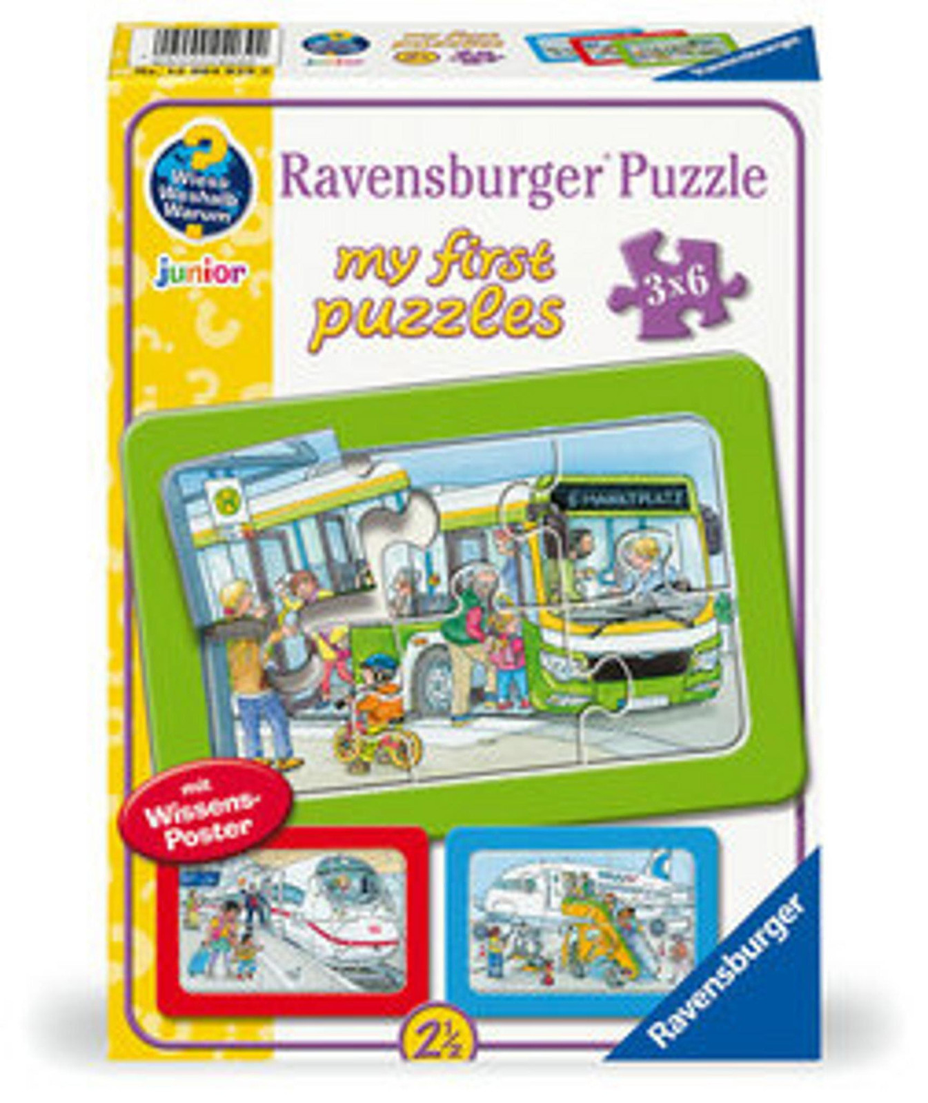 Ravensburger Waarom? Waarom? Waarom? Op reis met bus, trein en vliegtuig 12004039