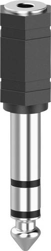 hama 00205194 Audio-Adapter, 3,5-mm-Klinken-Kupplung - 6,3-mm-Klinken-Stecker, Stereo