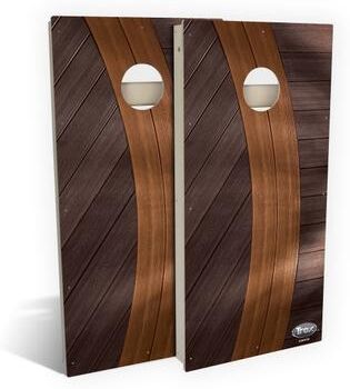 Skip's Garage Trex Curved All-Weather Cornhole Set