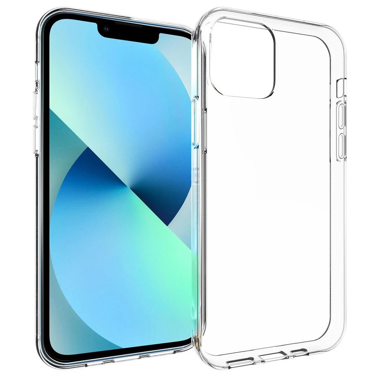 Accezz Clear Case voor Apple iPhone 13 Transparant Telefoonhoesje