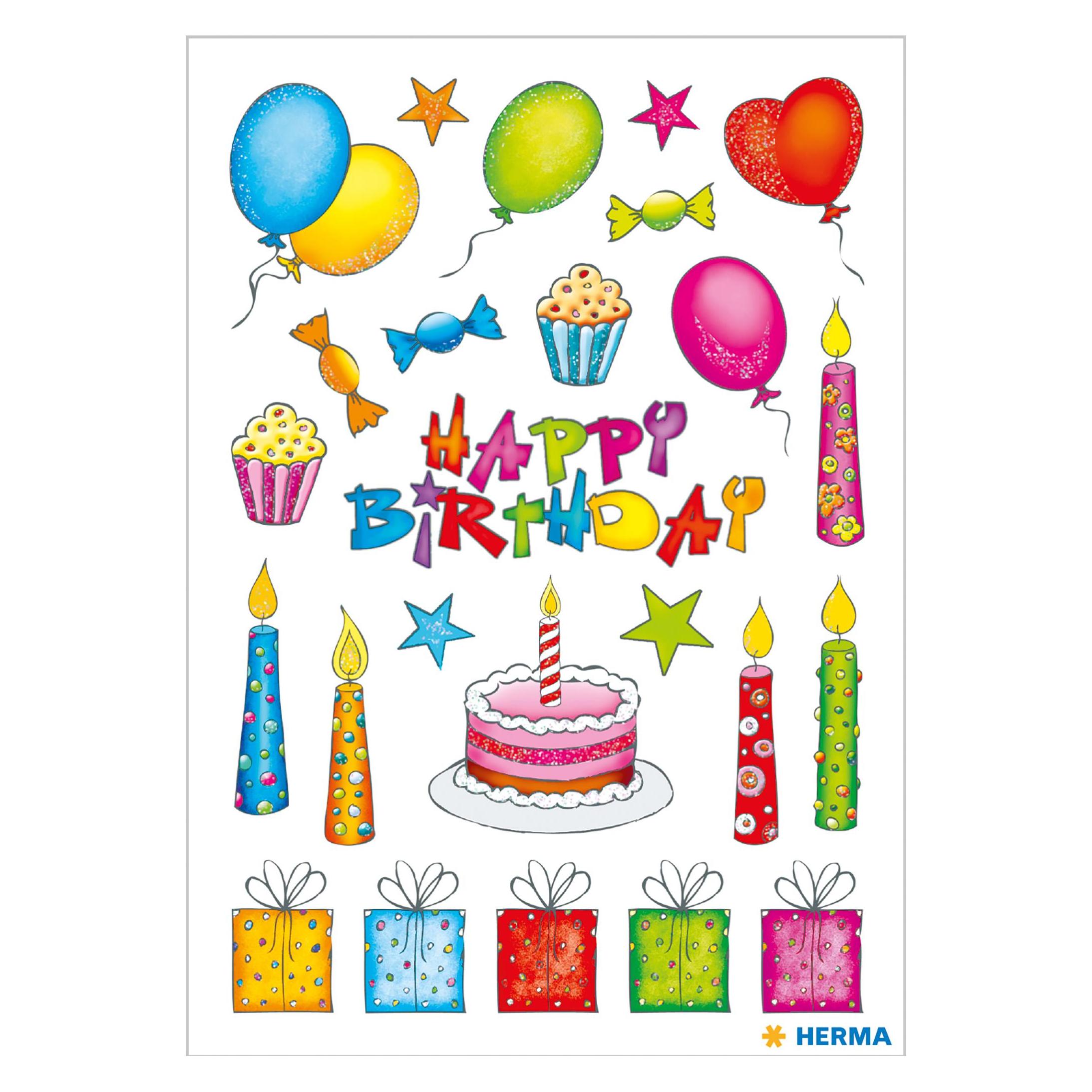 Herma Sticker Geburtstag (46 Sticker) (3363)