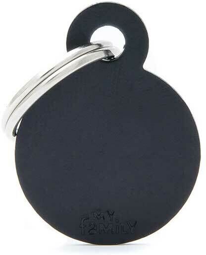 My Family Srl Small Round Al Black