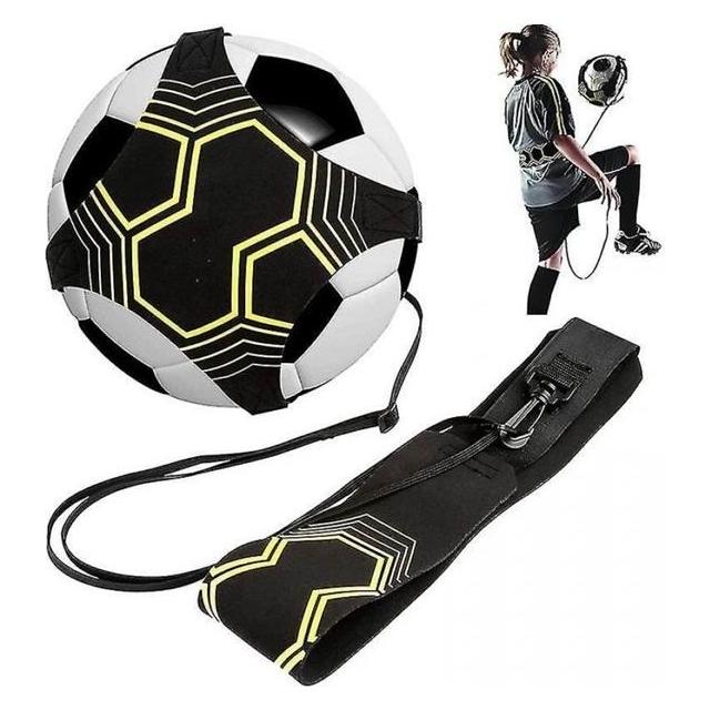 PRO Bike Gear Elastisk trningsbnd til fodbold - Gul/Sort (10130)