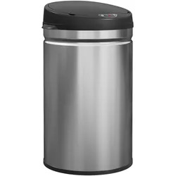 MÜLLEIMER mit Sensor 30L Edelstahl Automatischer Mülleimer mit Soft-Close-Deckel