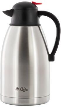 Mr. Coffee Thermapour 2.1 Quart Double Wall Stainless Steel Coffee Carafe