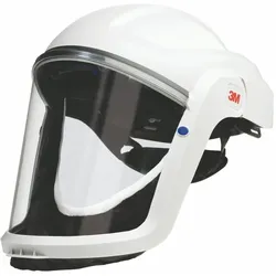 3M Versaflo Schutzhelm M206 mit Komfort-Gesichtsabdichtung und Polycarbonat Visier, klar