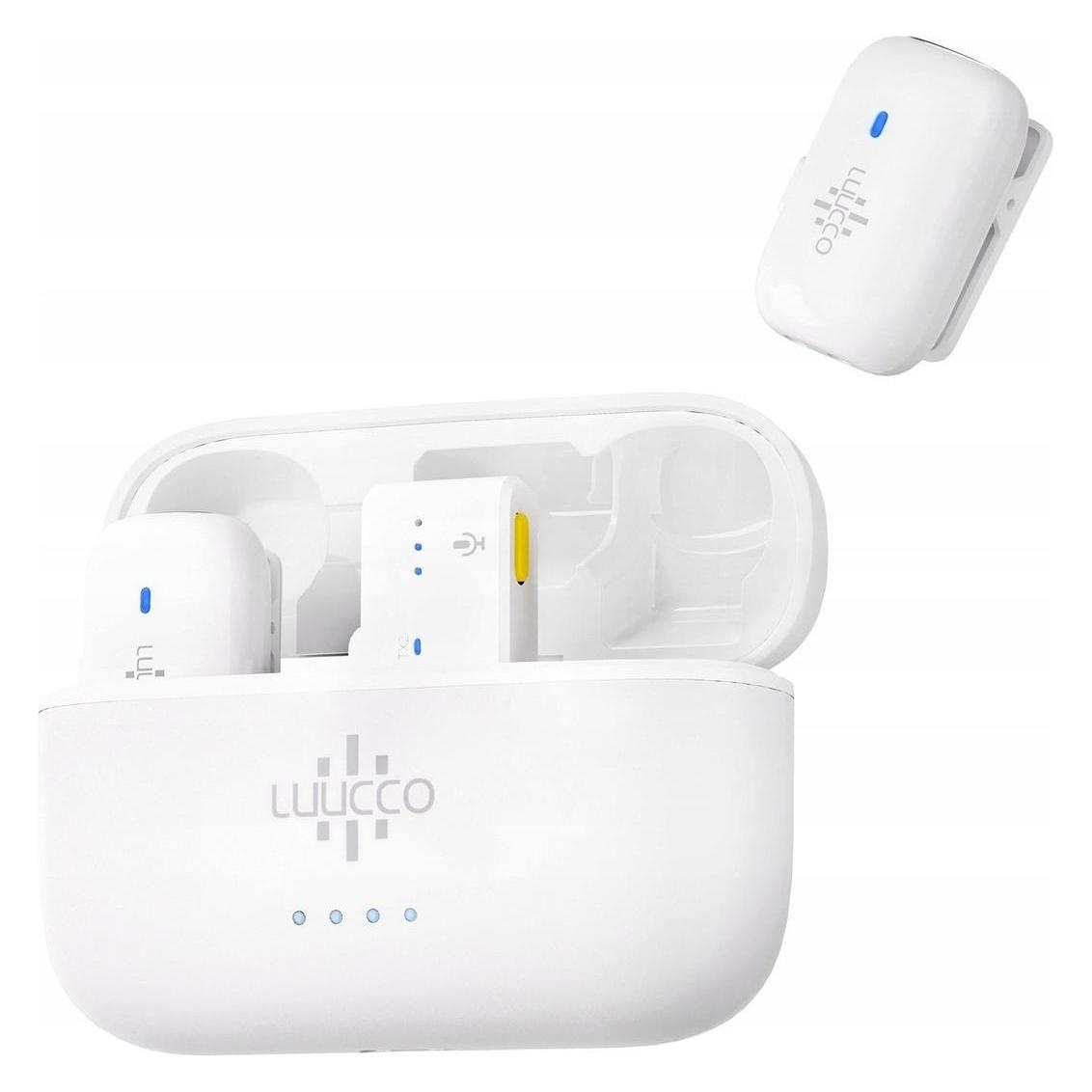Ulanzi Mikrofon Luucco MiniPods K2 USB-C biały 2 szt. + etui (SB11227) (LUUCCO)