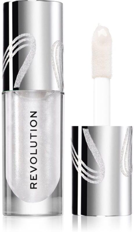 Revolution Metallic Muse Shimmer Bomb shimmering lip gloss shade Frosted Muse 4.5 ml