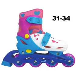 Power Play, Mädchen, Rollschuhe, Sport1 "Easy Roller" Pink inlinere Rulleskøjter til børn str. 31-34 (33), Pink