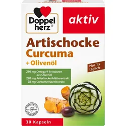 Doppelherz Artischocke + Olivenöl + Curcuma 30 ST