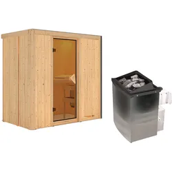 Karibu Sauna Variado - 68 mm-9 kW Ofen integr. Steuerung