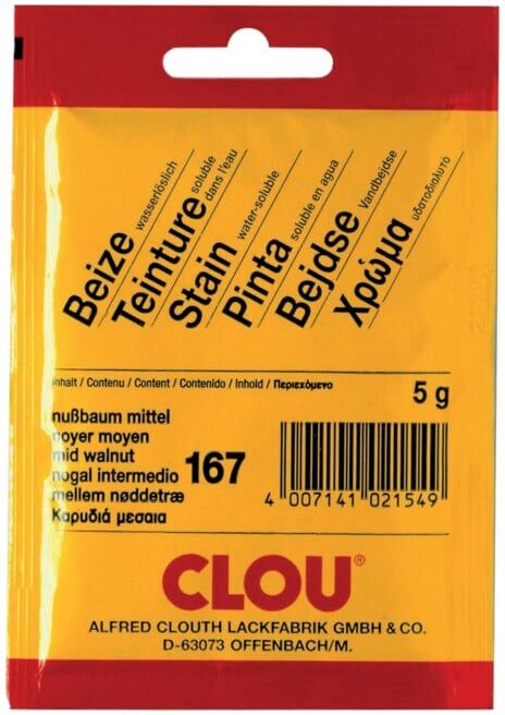 CLOU Teinture en bidon (à base d'eau) n° 167 noyer moyen (01510.00167.000010)