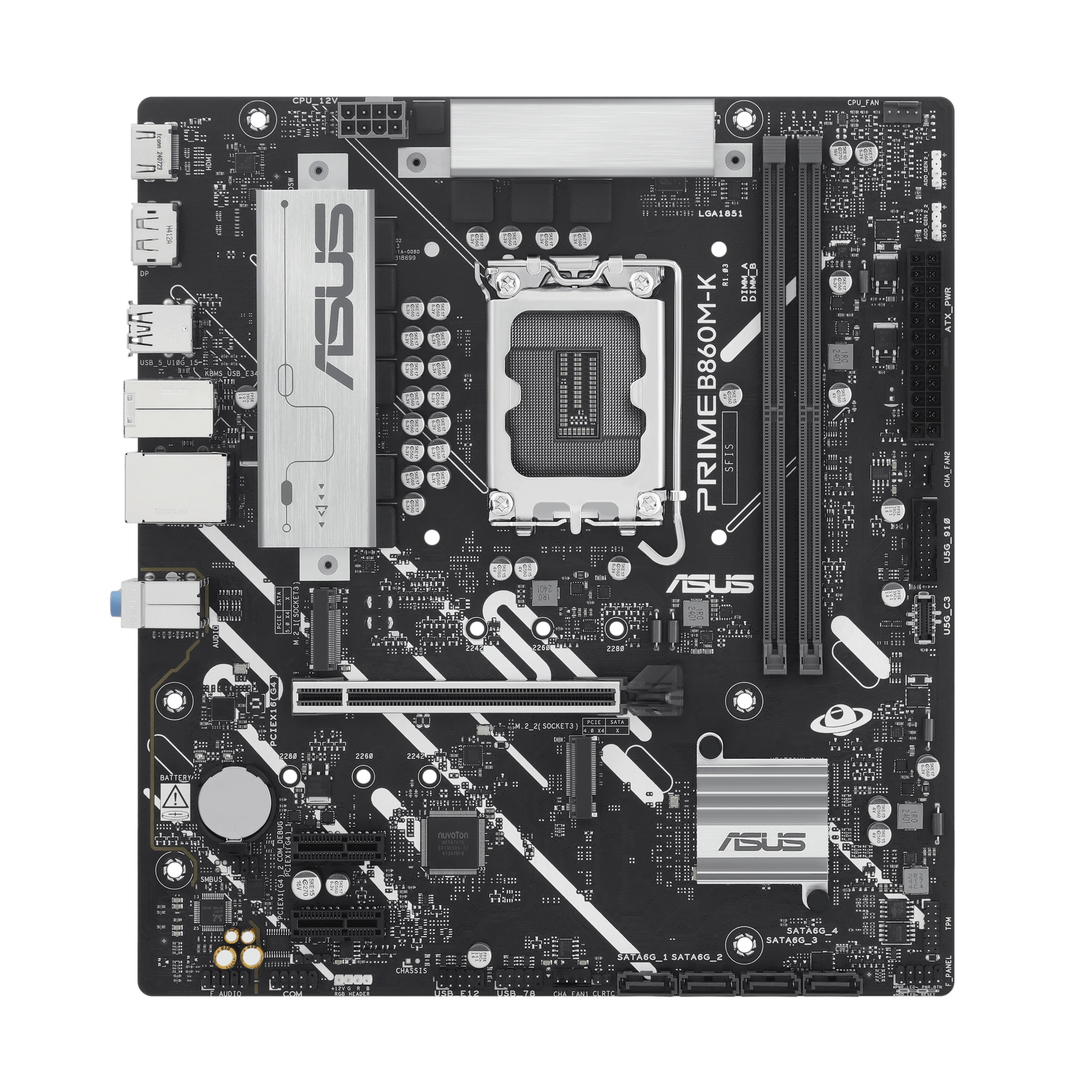ASUS PRIME B860M-K Mainboard Sockel 1851 DP/HDMI 90MB1JT0-M0EAY0