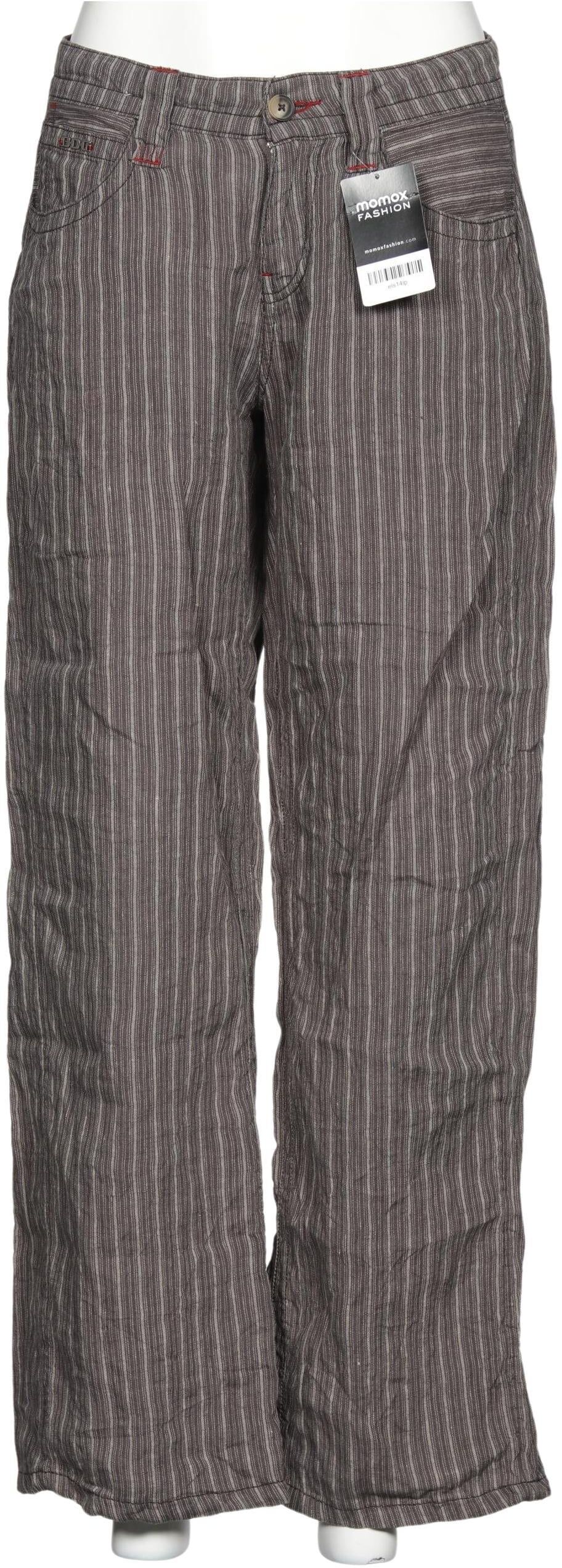 Urban Outfitters Damen Stoffhose, Grau, Gr. M, Leinen - Second Hand