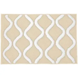 Kleine Wolke Badteppich Piana Sandbeige 60x 90 cm